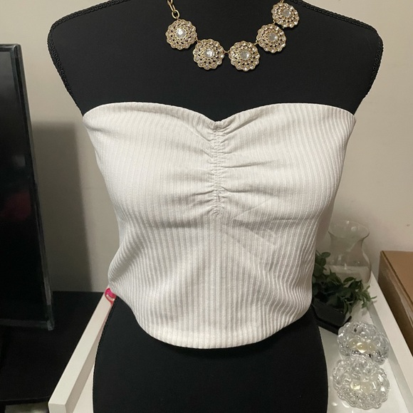 Wilfred white tube top. Large - Picture 1 of 3